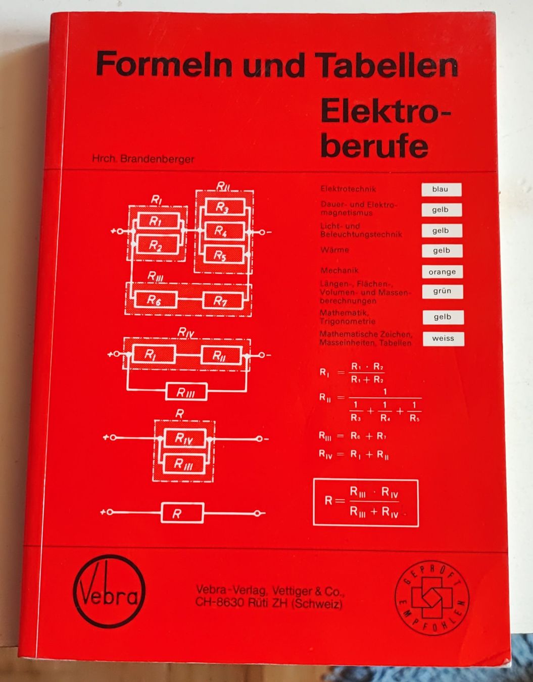 Libri: Formeln und Tabellen Elektroberufe - Top Zustand! – Usato da Oberbüren venduto da Elk2026