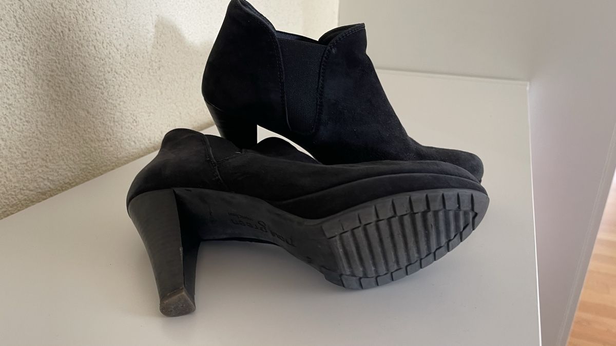 Scarpe da donna: Schwarze Wildleder Stiefeletten, Grösse 37 – Usato da Riehen venduto da katep75 3