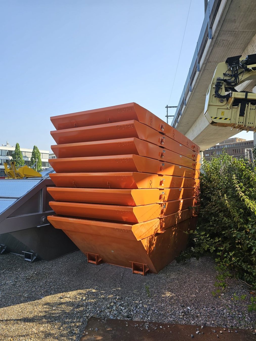 Baucontainer: Absetzmulde offen 7m3 Schifflimulde – Gebraucht aus Wallisellen von Recytech