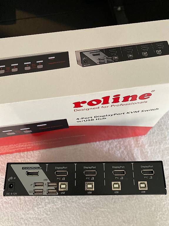 Unità & Adattatore: Roline DisplayPort USB 2.0, 1 utente - 4 PC – Usato da Viganello venduto da sco_j6qt 2