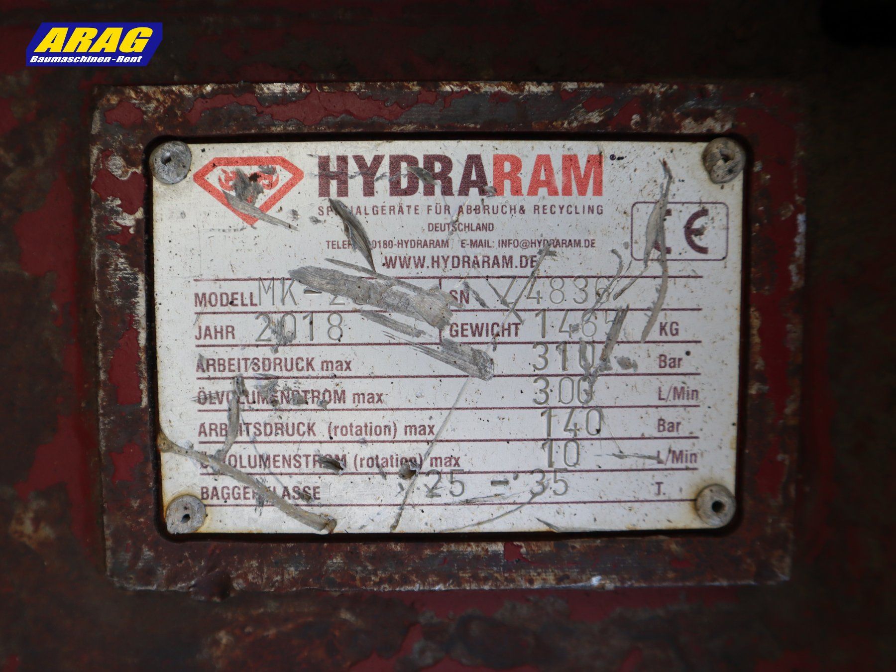 Tutte le macchine: Hydraram MK20 Beisser – Usato da Hasle LU venduto da Arag08 6