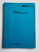 Reglement der Pensionskasse SBB, R 141.1 - Original!