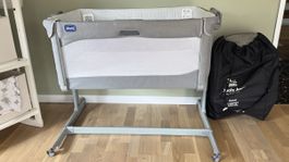 Beistellbett Chicco Next2Me grau guter Zustand