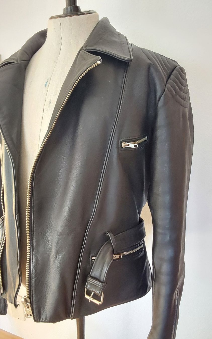 Giacche: Lederjacke schwarz 52 – Usato da Köniz venduto da scopello12 1