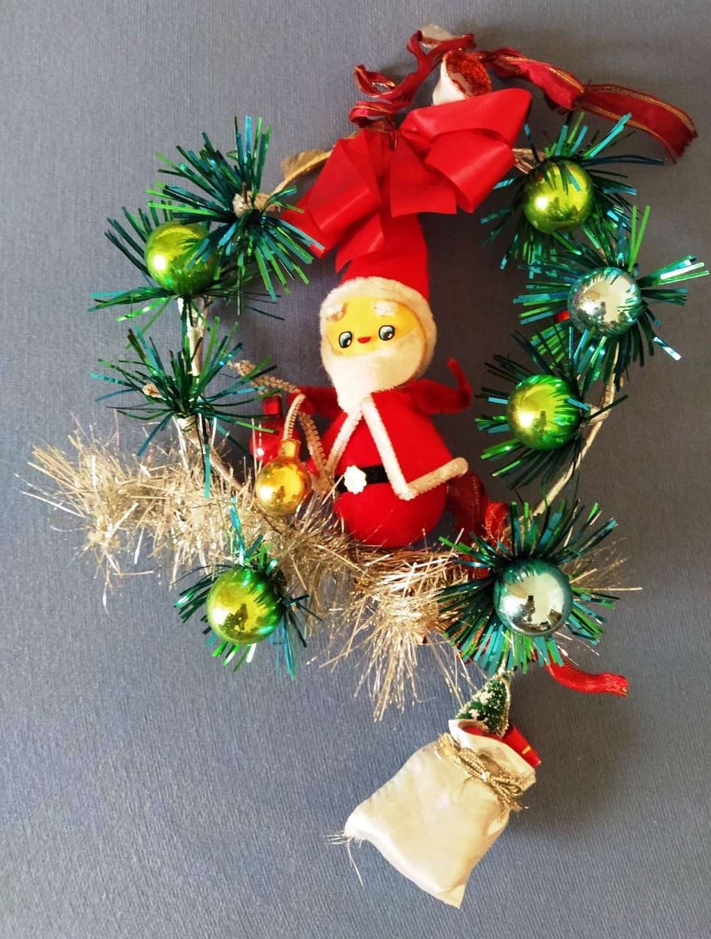 Tutte le decorazioni: Weihnachtskranz / Tür Kranz mit Samichlaus- - 22 cm x 16 cm – Nuovo (secondo la descrizione) da Zürich venduto da 1980ale 1