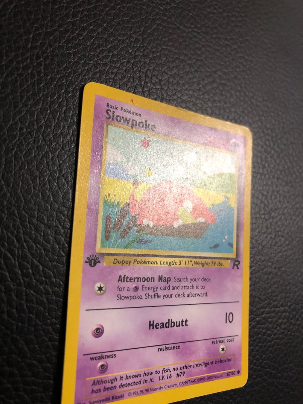 Pokémon Carte collezionabili: 2000 Team Rocket Slowpoke 67/82 1st edition Ab 1 – Usato da Paradiso venduto da Pkmn10 1