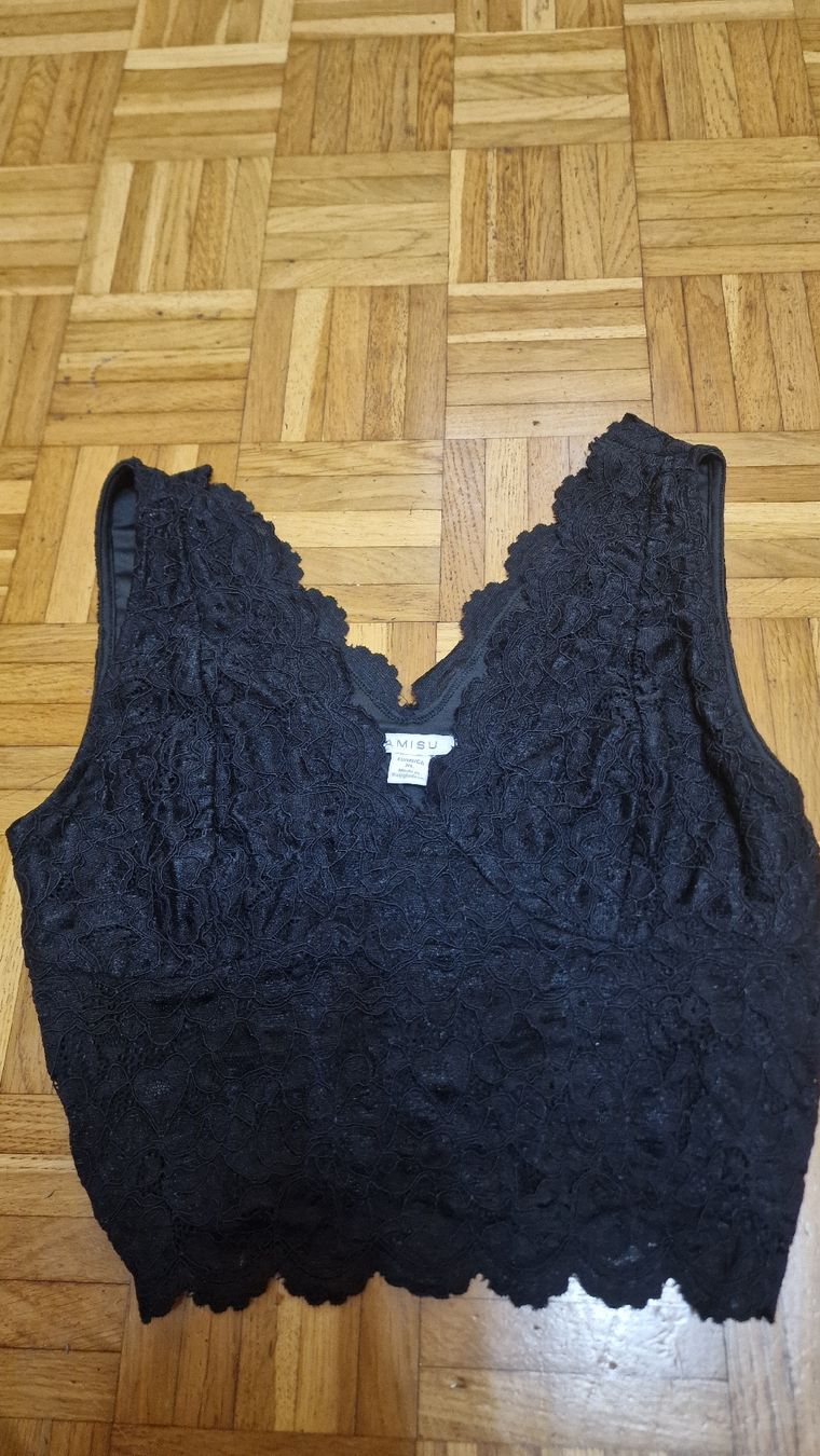 Tops: Spitzen Top schwarz Grösse XL  – Neu (gemäss Beschreibung) aus Binningen von nescafe29
