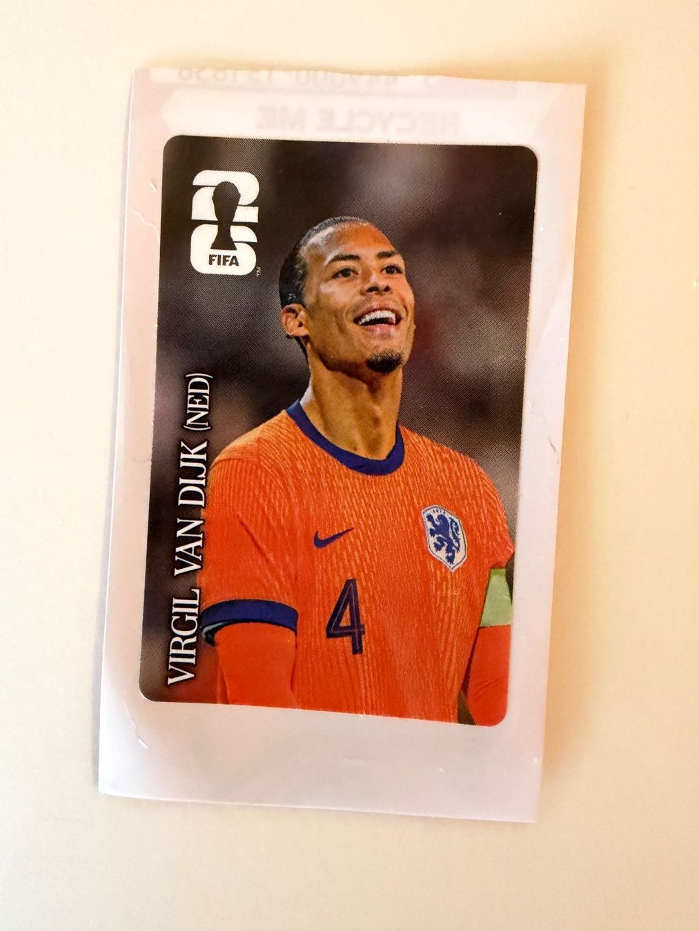 Panini Carte collezionabili: Coca-Cola Sticker Nr. 6 Virgil van Dijk (NED) – Nuovo (secondo la descrizione) da Richenthal venduto da Shiva