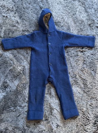 Wollwalk Overall Schurwolle 86/92