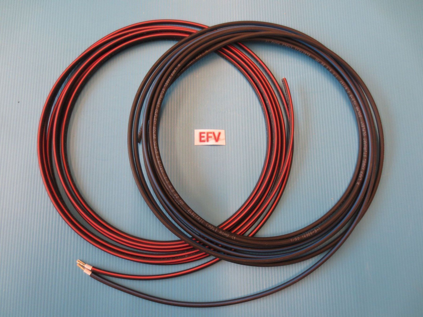 Cavi: 20m SOLAR Kabel SET 6mm2 WHBK-Rot + Blau – Nuovo e nell'imballaggio originale da Sulz LU venduto da Elektrofachverkauf