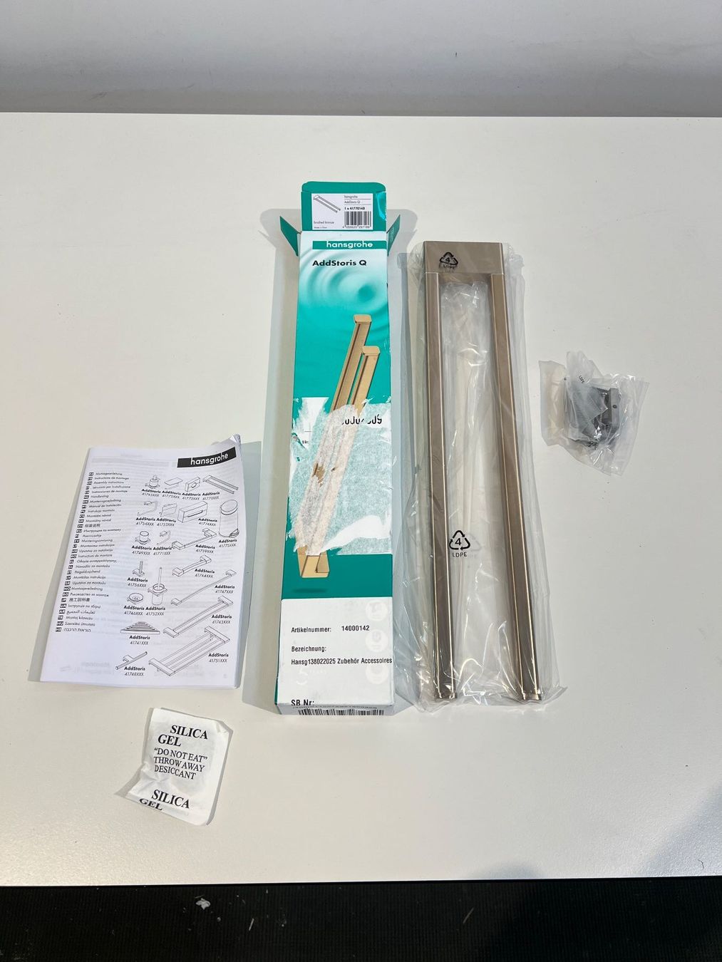 Hansgrohe Portasciugamani: 005 HANSGROHE AddStoris Q Handtuchhalter – Nuovo e nell'imballaggio originale da Wangen an der Aare venduto da TBYN 3