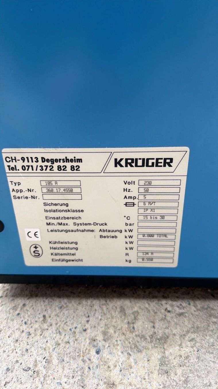 Secomat Asciugatrici: Krüger Secomat 185 A – Usato da Künten venduto da buli76 2