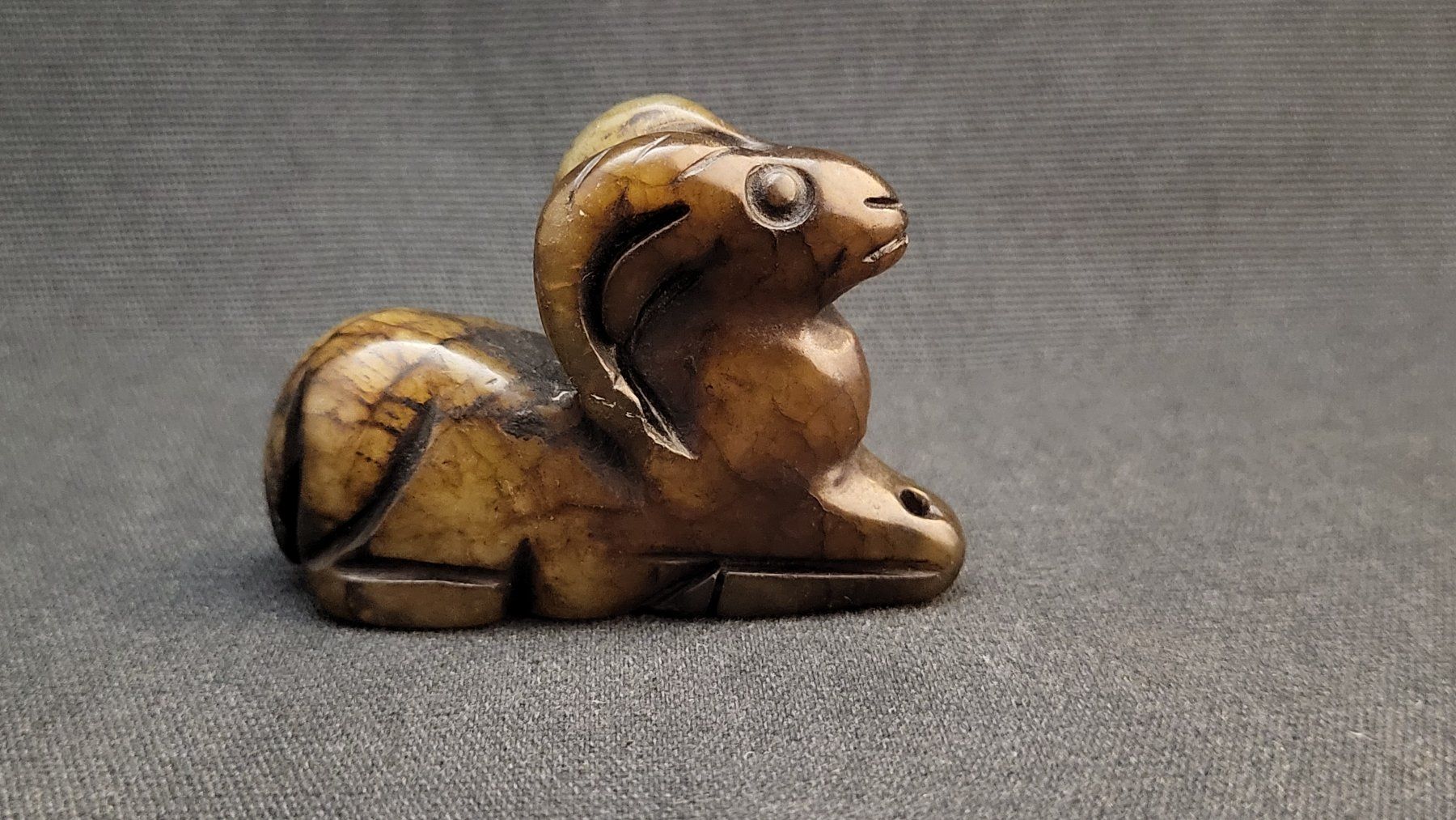 Statuette: Asiatische Steinschnitzerei Steinbock – Usato da Basel venduto da spinne02 3