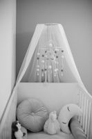 Betthimmel/Vorhang fürs Babybett, Komplett-Set