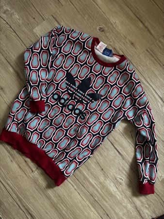 Adidas Retro Muster Pullover, Gr. 152, Top Zustand!