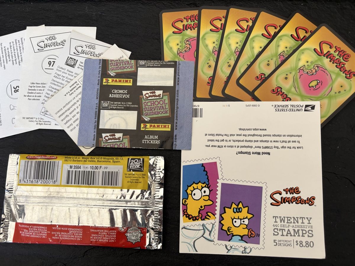 Panini Carte collezionabili: Divers cartes, The Simpsons - collections – Nuovo e nell'imballaggio originale da Collombey venduto da Cards07 2