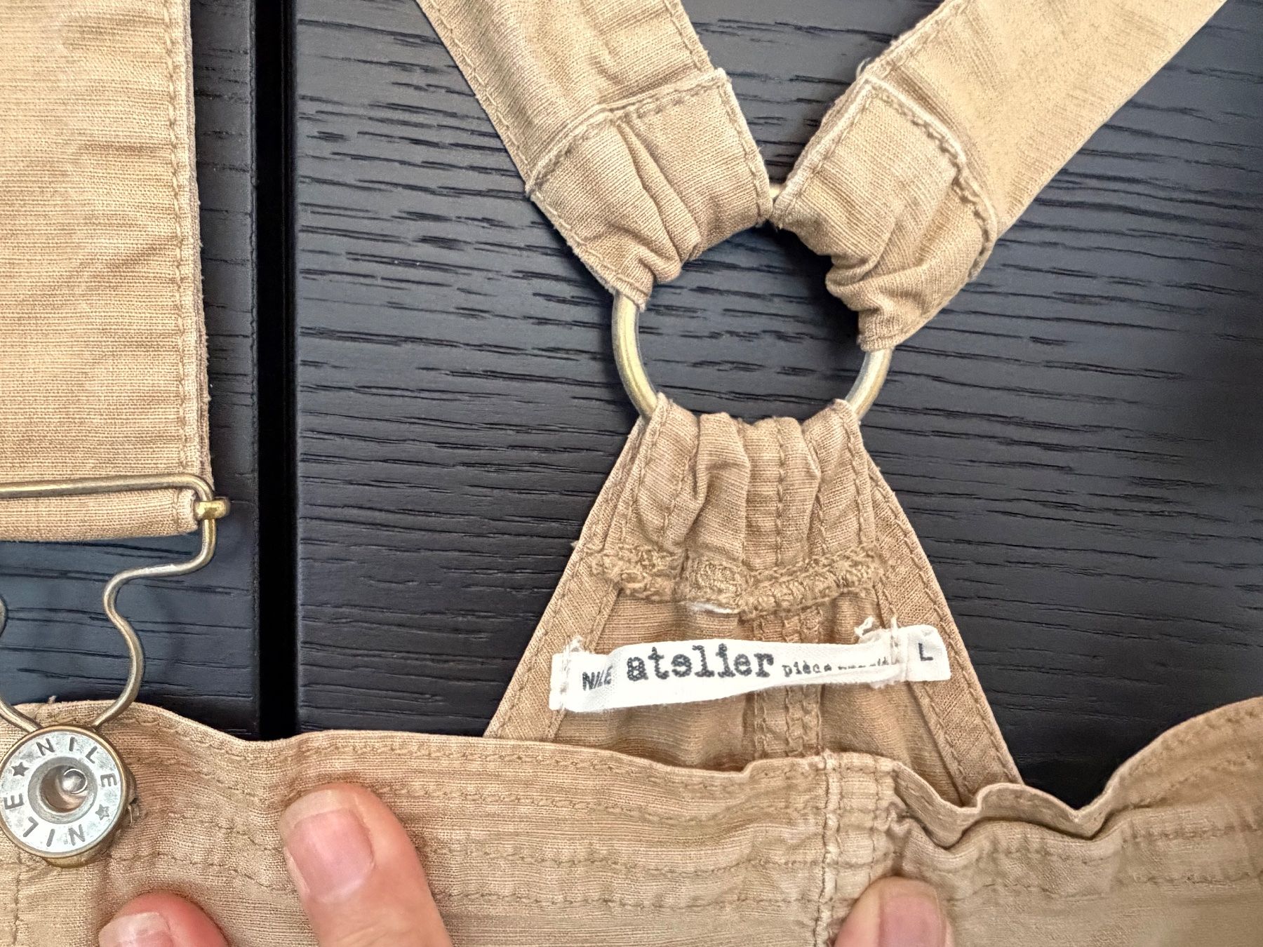 Nile Pantalons: Nile atelier Latzhose Gr L – D'occasion à Meilen par Sura18 4