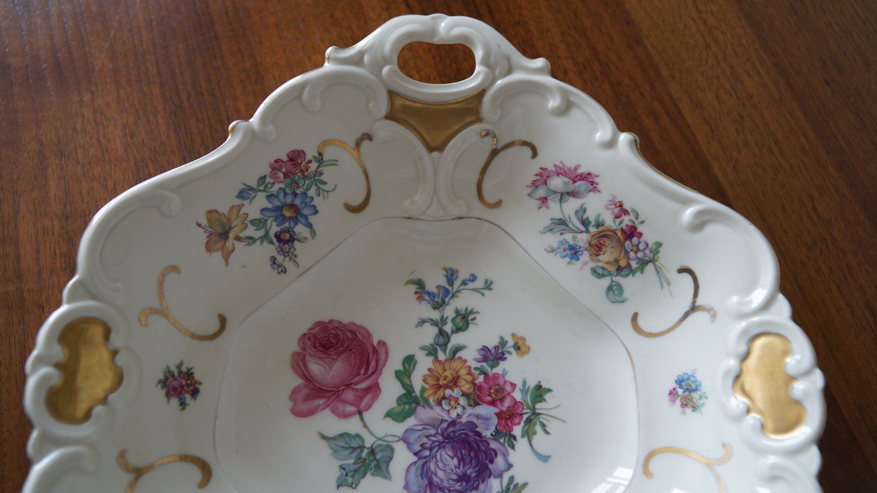 Ciotole: Schale mit Blumenmalerei  Bavaria – Usato da Bern venduto da Antikbatik 5