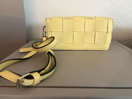 Seidenfelt Manufaktur Lemon Woven Crossbody Bag, New!