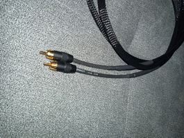 Fast Audio Black Science Serie 2 Cinch Kabel Mono ca. 3m