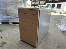 neuer Bürocontainer mit 4 Schubladen, B435 x T800 x H720 mm