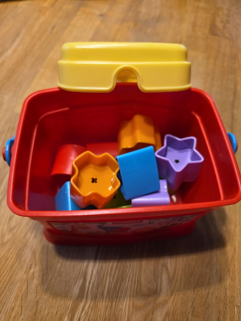 Fisher-Price Giocattoli: Fisher Price Formensortierer Eimer mit 10 Bausteinen – Usato da Laupersdorf venduto da Withelady 2