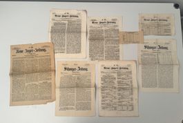 Alte Zeitungen meist Kanton Zug oder Kanton Schwyz //i076