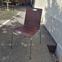Stuhl I Seminarstuhl Holz/Metall stapelbar, 38 STK
