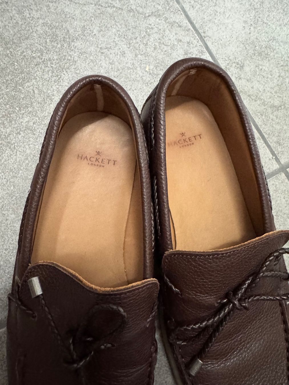 Hackett Scarpe da uomo: Hackett - JERRY COAST Bootsschuh - dark brown Loafer Slipper – Usato da Uitikon Waldegg venduto da Jim-Panse 5