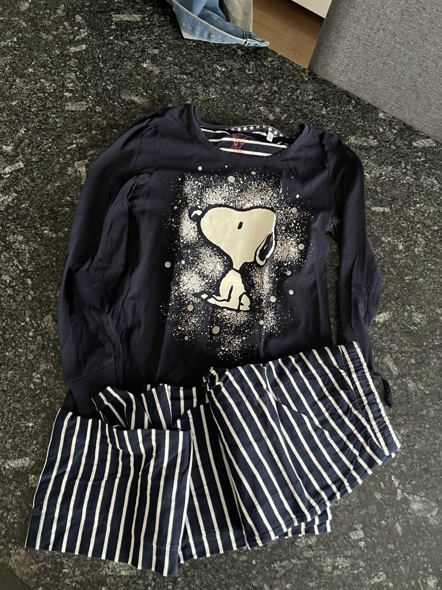 Negligees & Pigiami: Snoopy Pyjama blau gestreift neu – Nuovo (secondo la descrizione) da Meisterschwanden venduto da Snoopy-2018