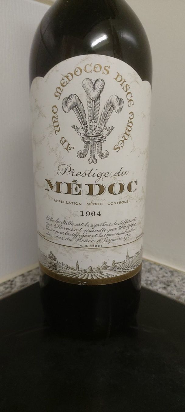 Vino: Prestige du  Médoc 1964 75 cl. – Nuovo (secondo la descrizione) da Grenchen venduto da poggione 1