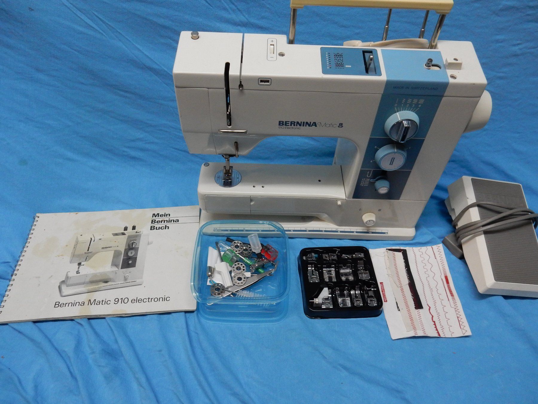 Bernina Macchine da cucire: Bernina Matic 910 Electronic ***Top Maschine***   26036 – Usato da Watt venduto da Mariposa49 1