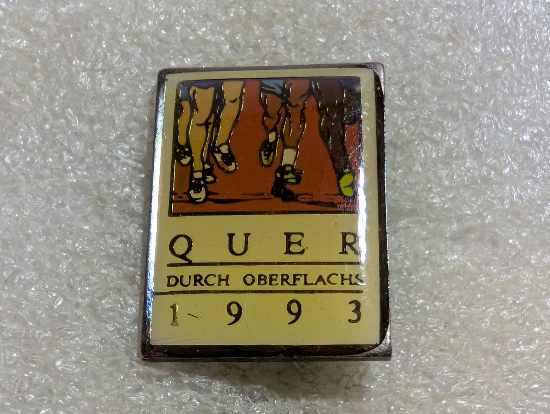 Placchette & Badge: Ansteckpin 170: Quer – Usato da Oppligen venduto da Pin-Fall-Shop