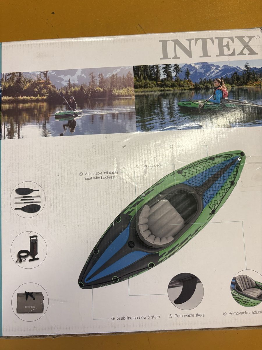 Boote: Intex Challenger K1 Kajak Set neuwertig – Neu (gemäss Beschreibung) aus Endingen von ohm505 2