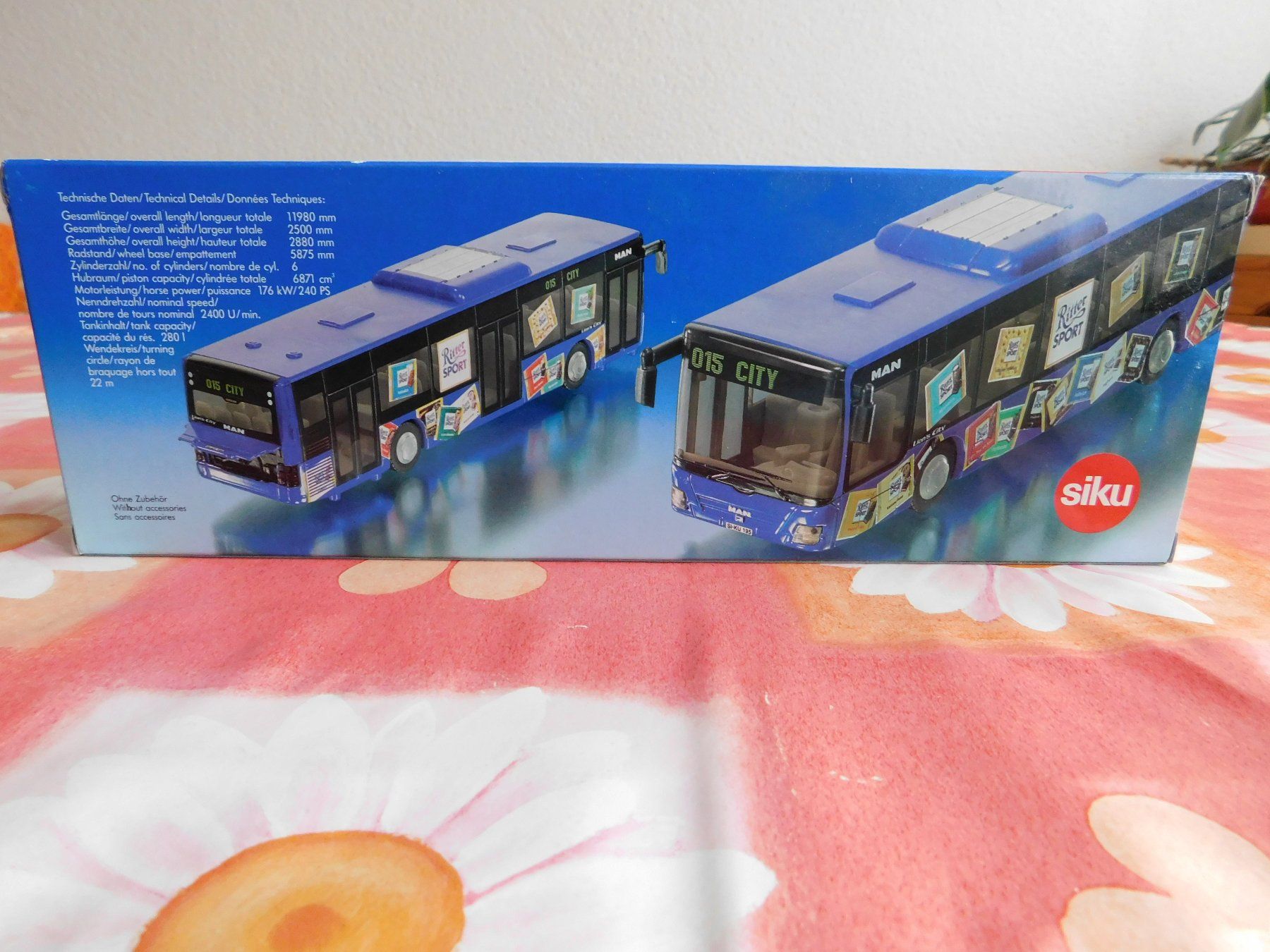 Siku Modellini d'auto: Siku Linienbus Stadtbus – Nuovo (secondo la descrizione) da Strengelbach venduto da Wedi73 5