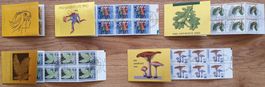 Lot 5 Markenhefte Pro Juventute mit ET-Stempeln
