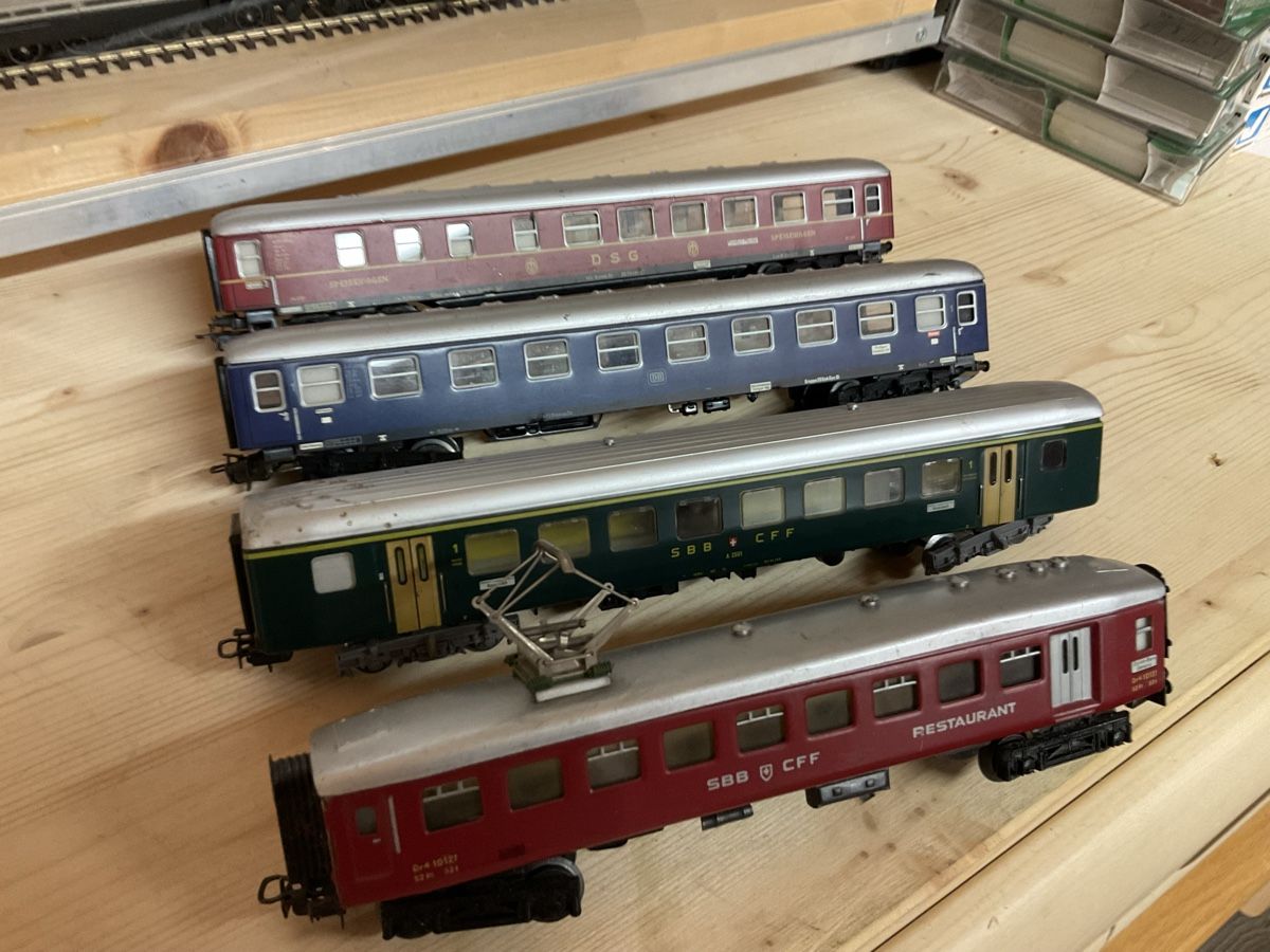 Märklin Modelleisenbahnen: Blechwagen  – Gebraucht aus Wald ZH von Sbbemilio