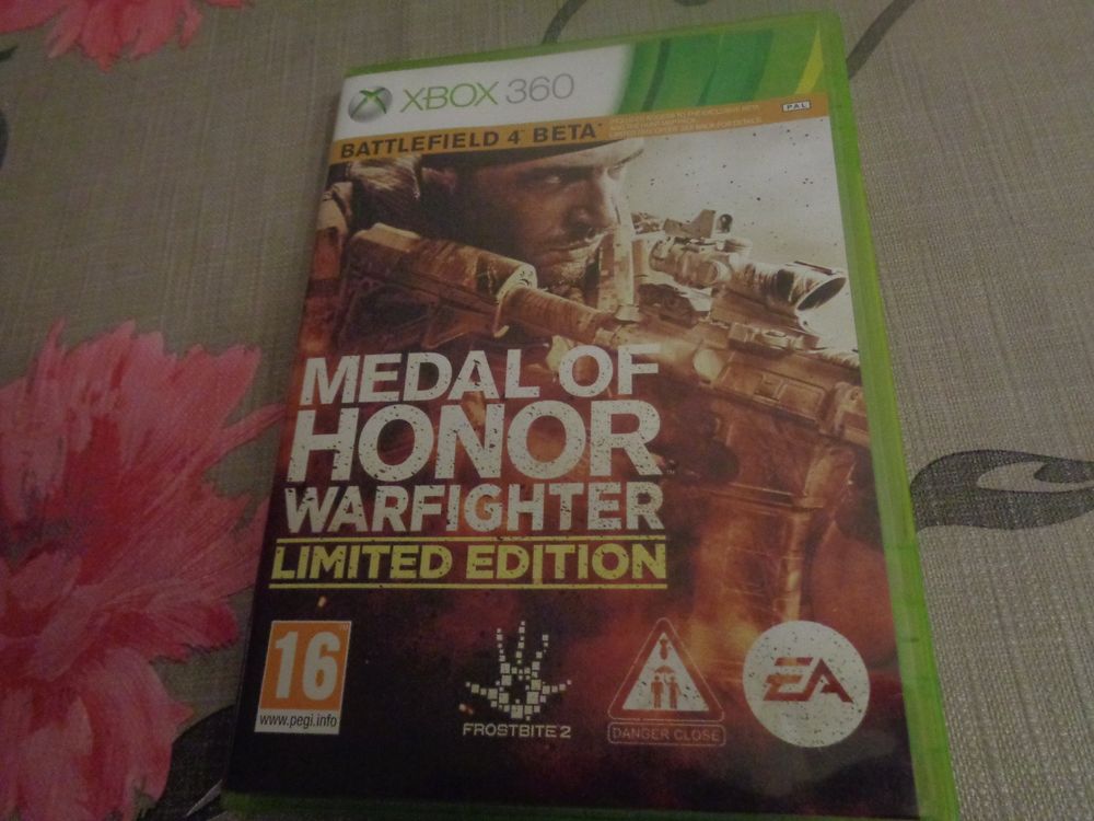 Jeu Medal Of Honor Warfighter – Xbox 360, Bon état, Testé Et Ressurfacé Si Besoin