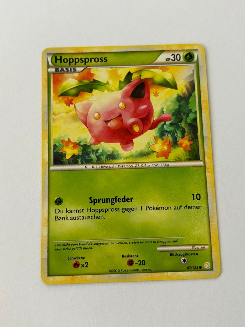 Pokémon Carte collezionabili: Pokemon-Karte Hoppspross 67/123 – Usato da Herisau venduto da Seyashop1
