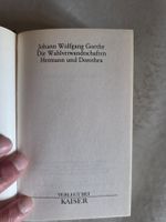J. Wolfgang Goethe - Wahlverwandtschaften / Hermann Dorothea