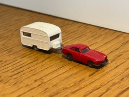 M1014: Mercedes mit Wohnwagen (Spur N)