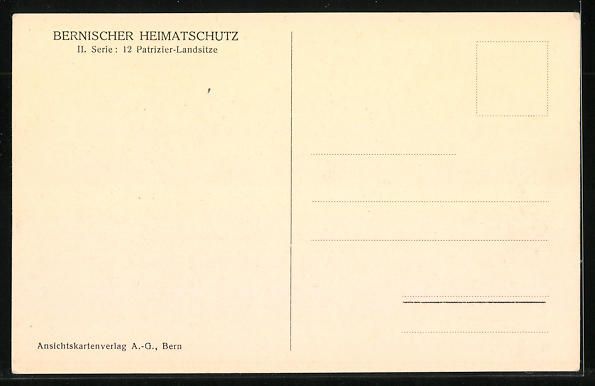 Cartoline postali: AK Bern, Haus Waldeck, Hausportal – Usato da Berlin venduto da bartko-reher 1