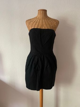 NAF NAF - Bustier-Kleid schwarz 40
