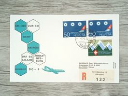 TR100 Enveloppe + Timbre  Suisse 1968