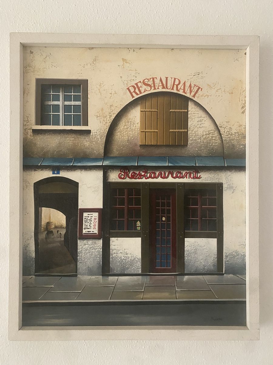 Gemälde: Thomas Pradzynski Original Bild auf Leinwand 40 cm x 32 cm – Gebraucht aus Muralto von Alex1912
