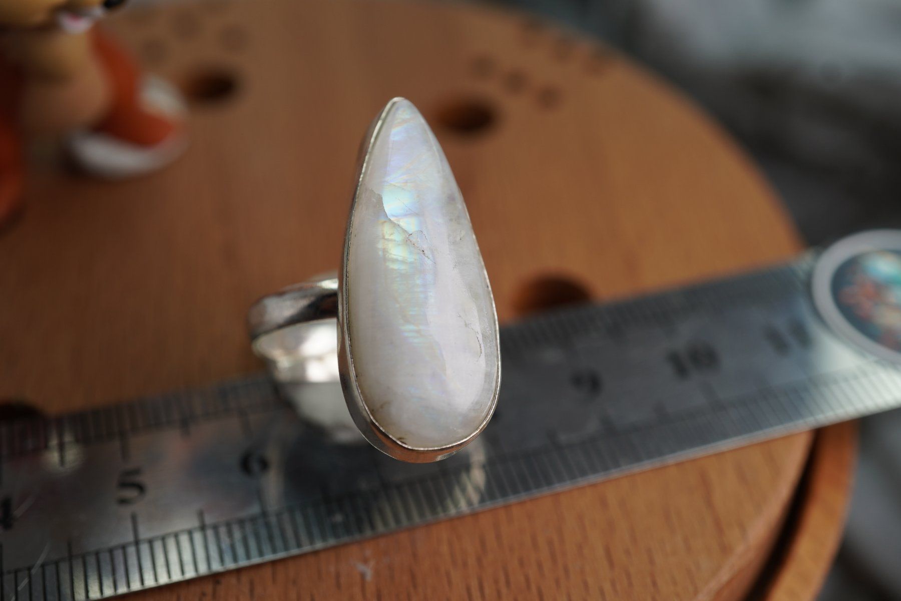 Mineralien & Heilsteine: Mondstein       ring Grösse  Variabel     (Räumung!) – Neu und originalverpackt aus Eschenbach SG von topstone 2