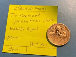 CHAUX FONDS TIR CANTONAL NEUCHATEL 1913