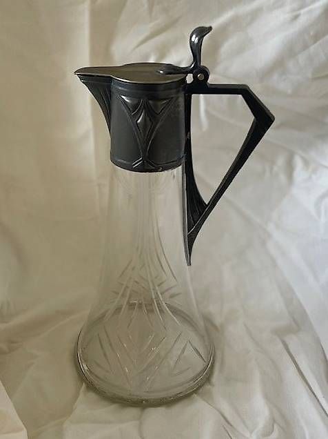 Caraffe: Jugendstil Karaffe WMF versilbert, um 1900 – Usato da Basel venduto da sdu_27hg