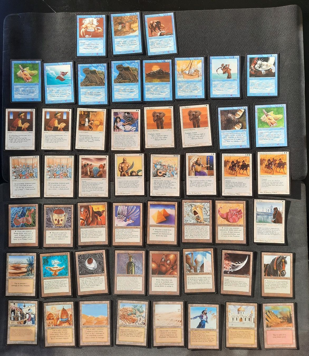 Magic The Gathering Carte collezionabili: Arabien Nights komplettes Set 92 Karten – Usato da Wetzikon ZH venduto da Frischbach