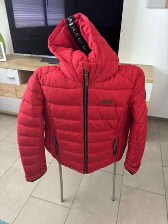 MARIKOO Daunenjacke rot Grösse L guter Zustand